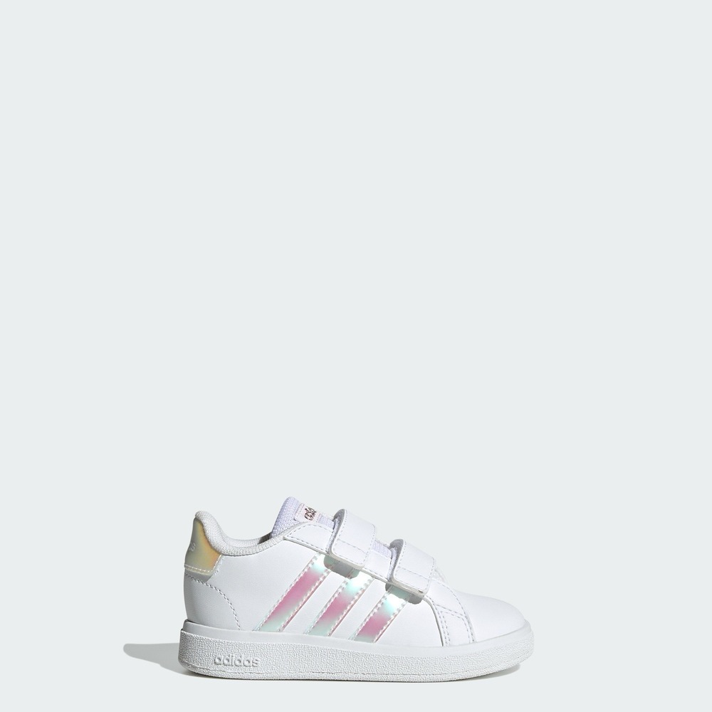 Adidas Grand Court 2.0 Shoes Sz 7K Toddler Hook and Loop Sneakers